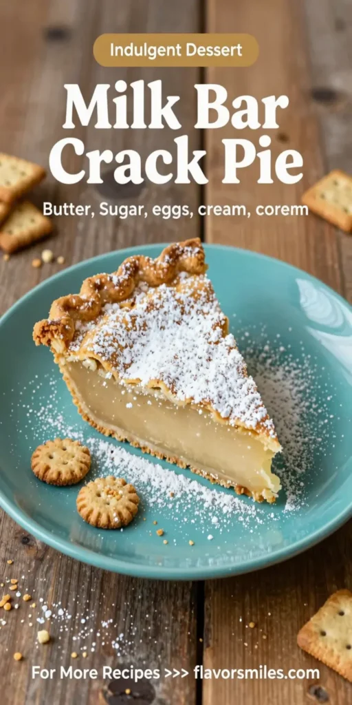 Milk Bar Crack Pie
