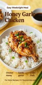 Honey Garlic Chicken and Rice