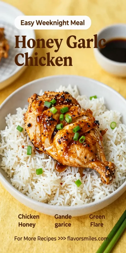 Honey Garlic Chicken and Rice