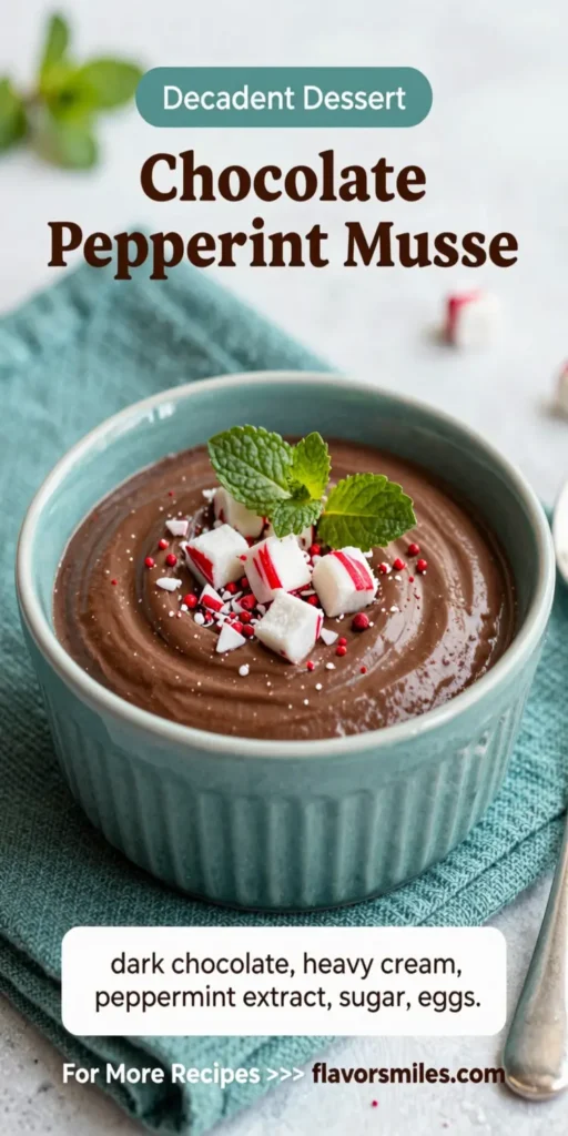 Chocolate Peppermint Mousse