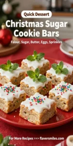 Christmas Sugar Cookie Bars
