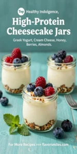 High-Protein Cheesecake Jars
