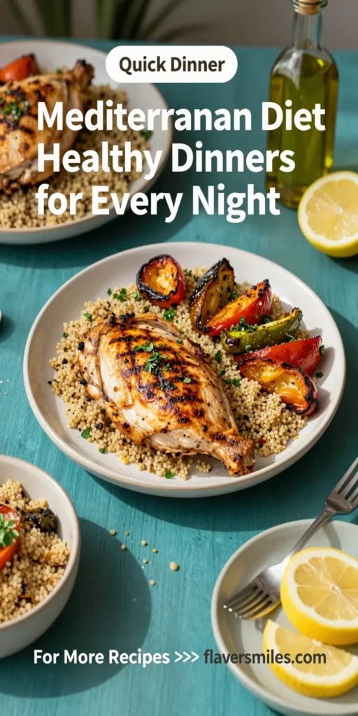 Mediterranean Diet Healthy Dinners for Every Night