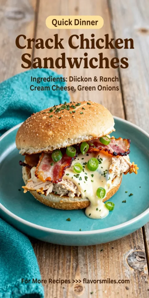 Crack Chicken Sandwiches