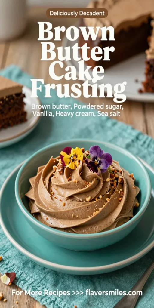 Brown Butter Cake Frosting