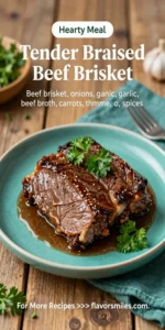 Tender Braised Beef Brisket