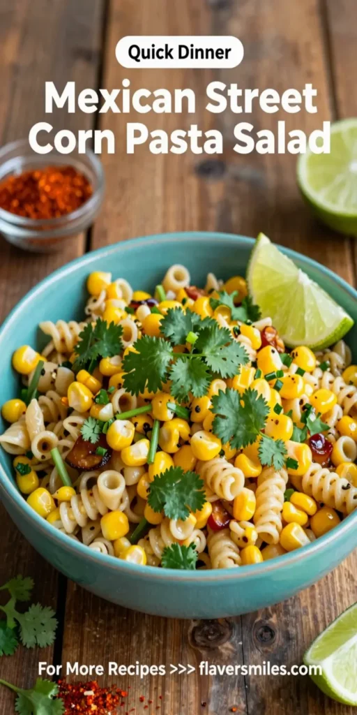 Mexican Street Corn Pasta Salad