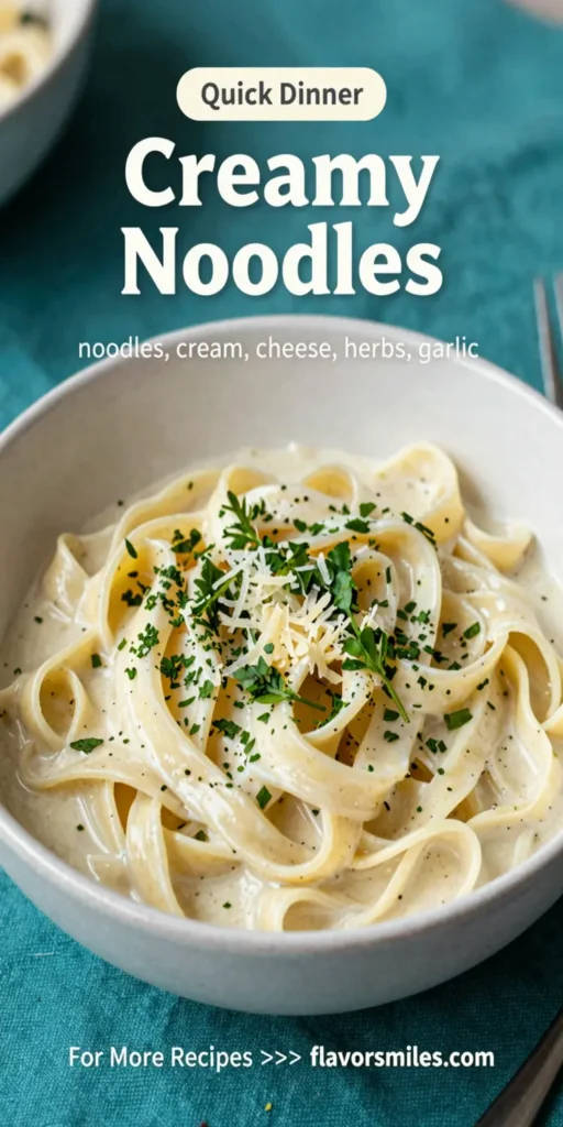 Creamy Cafeteria Noodles