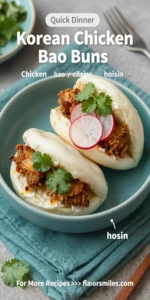 Korean Chicken Bao Buns