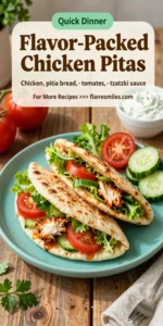 Flavor-Packed Chicken Pitas