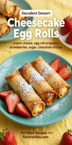 Cheesecake Egg Rolls Dessert