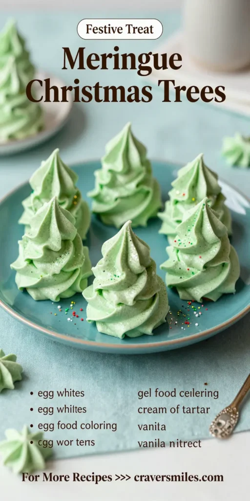 Meringue Christmas Trees