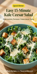 Easy 15-Minute Kale Caesar Salad