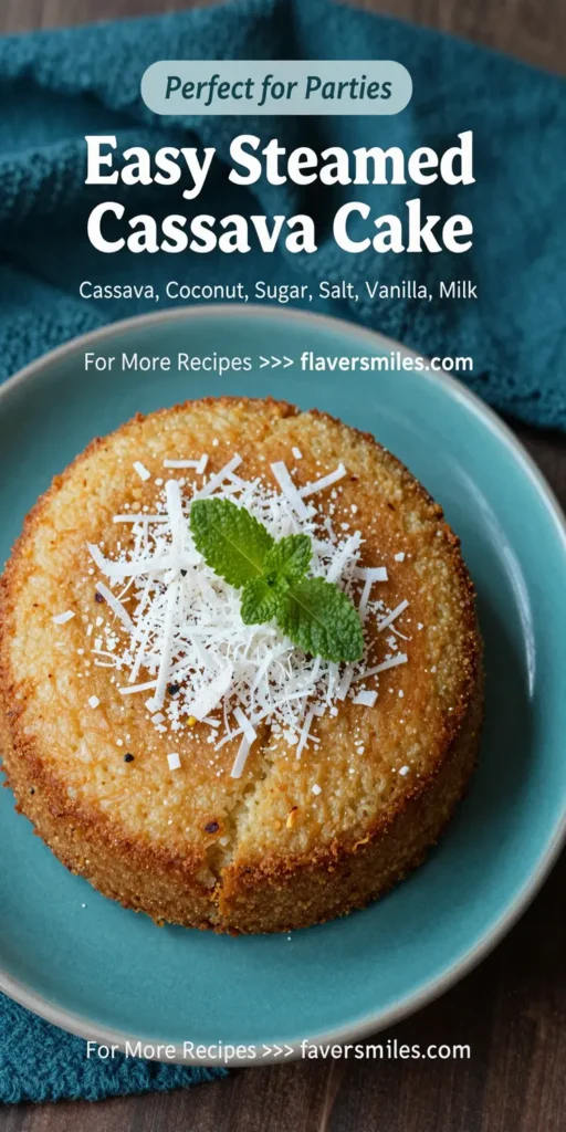 Easy Steamed Cassava Cake