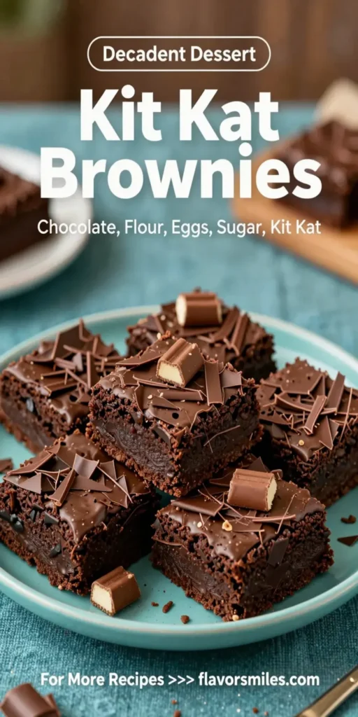 Kit Kat Brownies