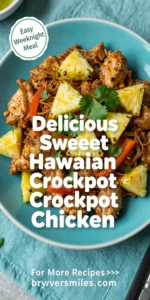 Delicious Sweet Hawaiian Crockpot Chicken