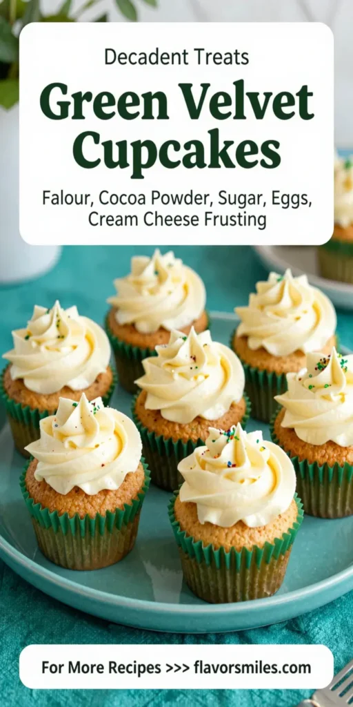 Green Velvet Cupcakes