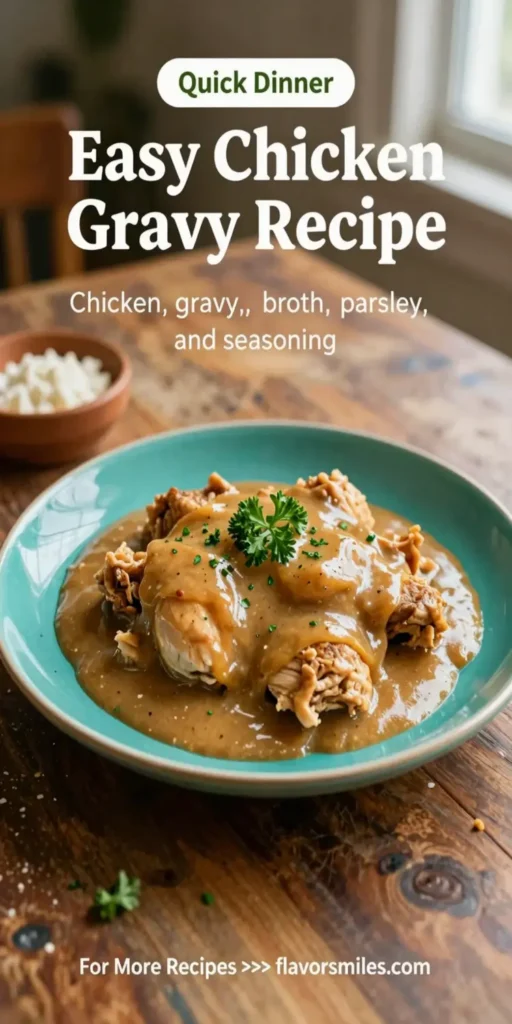Easy Chicken Gravy Recipe