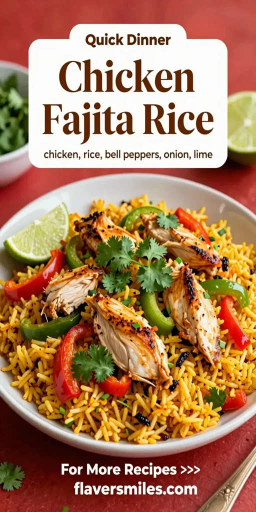 Chicken Fajita Rice