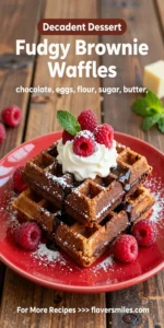Fudgy Brownie Waffles