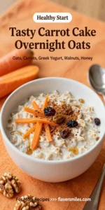 Tasty Carrot Cake Overnight Oats