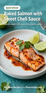 Baked Salmon with Sweet Chili Sauce