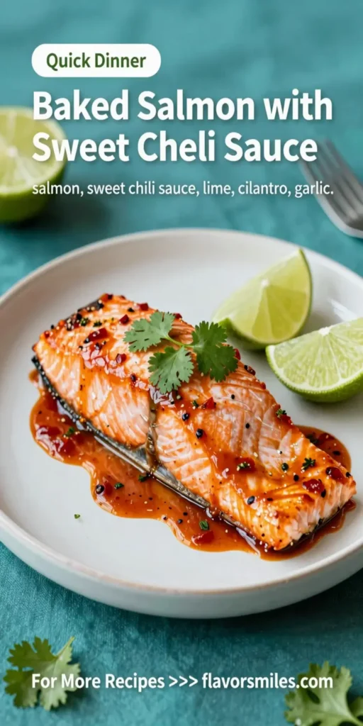 Baked Salmon with Sweet Chili Sauce