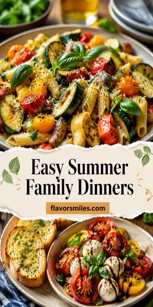 Easy Dinner Recipes for Family Summer Nights