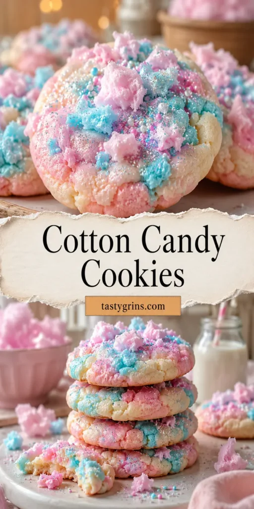 Cotton Candy Cookies