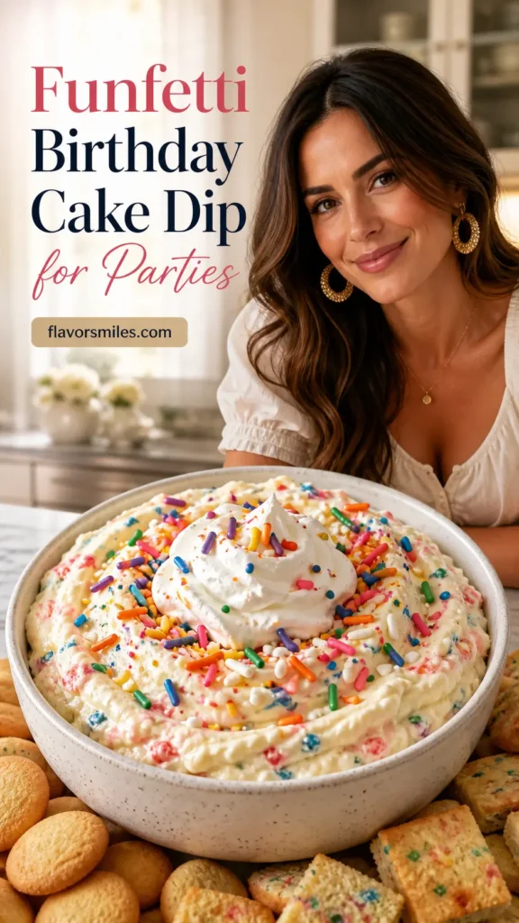 Funfetti Birthday Cake Dip for Parties