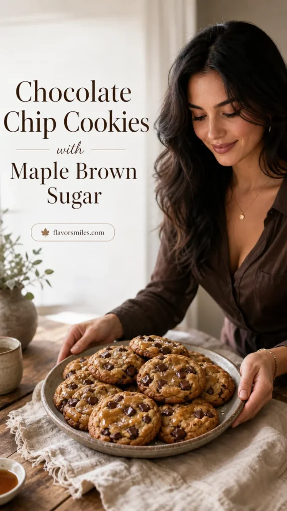 Chocolate Chip Cookies with Maple Brown Sugar