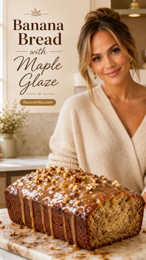 Banana Bread with Maple Glaze