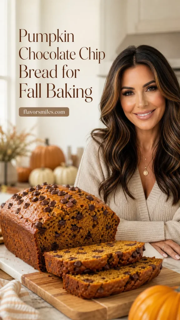 Pumpkin Chocolate Chip Bread for Fall Baking