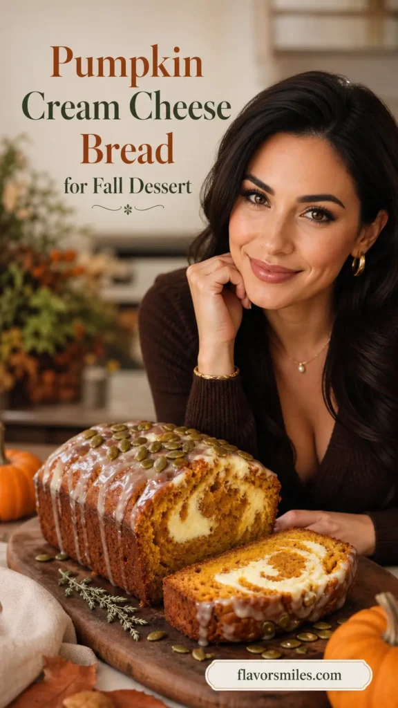 Pumpkin Cream Cheese Bread for Fall Dessert