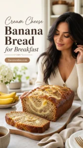 Cream Cheese Banana Bread for Breakfast