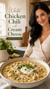 White Chicken Chili with Cream Cheese