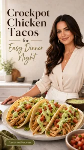 Crockpot Chicken Tacos for Easy Dinner Night