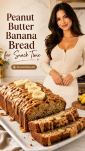 Peanut Butter Banana Bread for Snack Time
