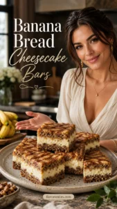 Banana Bread Cheesecake Bars