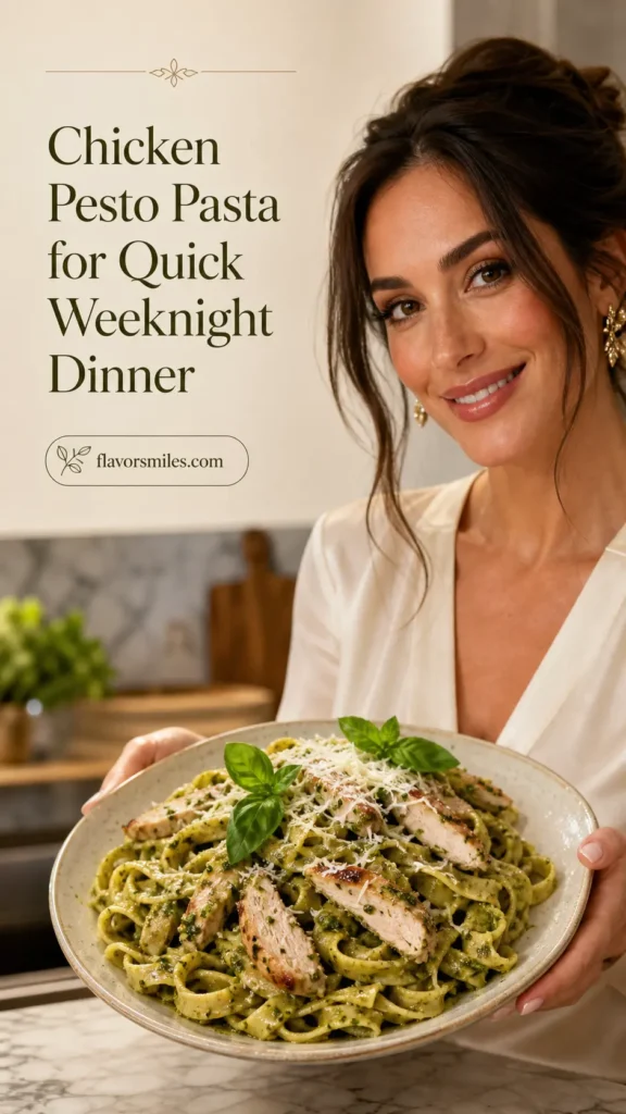 Chicken Pesto Pasta for Quick Weeknight Dinner