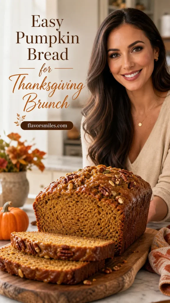 Easy Pumpkin Bread for Thanksgiving Brunch
