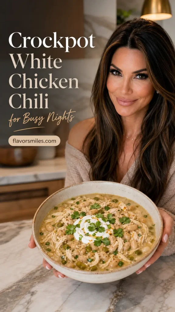 Crockpot White Chicken Chili for Busy Nights