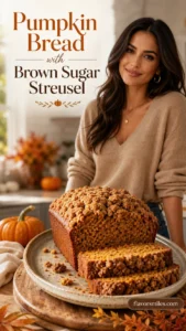 Pumpkin Bread with Brown Sugar Streusel