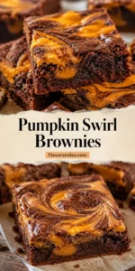 Pumpkin Swirl Brownies