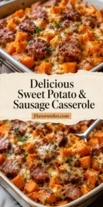 Delicious Sweet Potato & Sausage Casserole