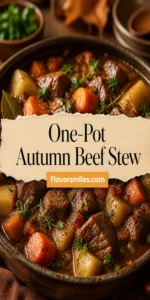 One-Pot Autumn Beef Stew – Cozy Fall Dinner Recipe