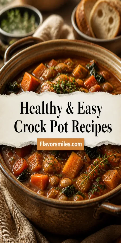 Healthy & Easy Crock Pot Recipes for Fall and Winter