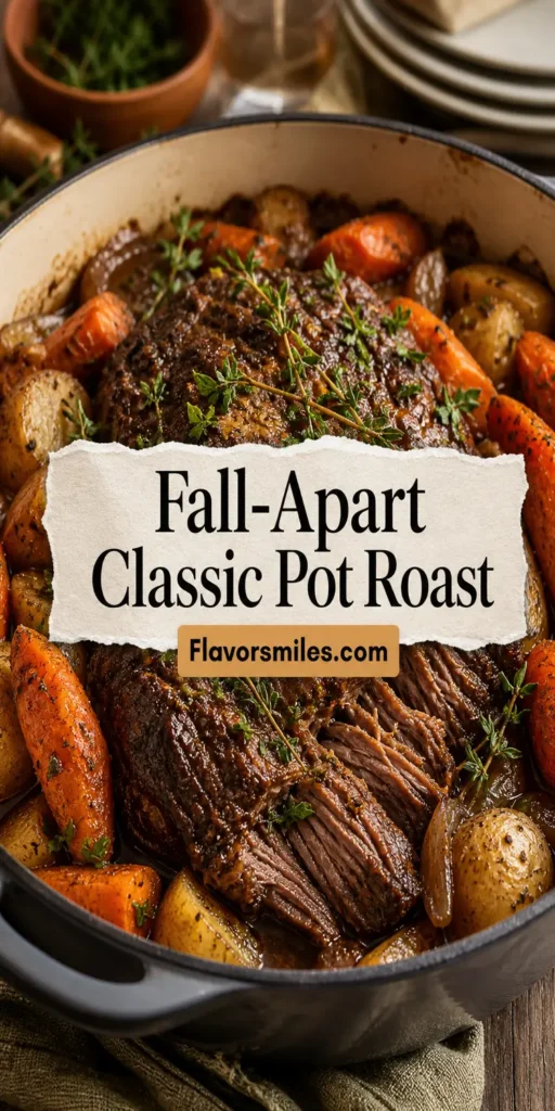 Fall-Apart Classic Pot Roast (Dutch Oven)