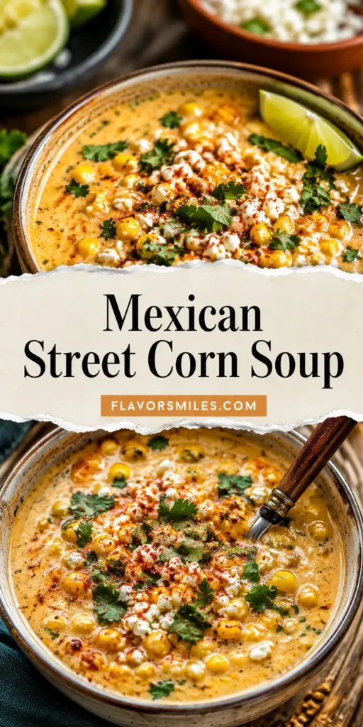 Mexican Street Corn Soup Crockpot Recipe for Cozy Nights