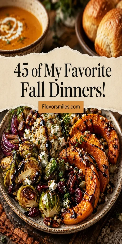45 of My Favorite Fall Dinners!